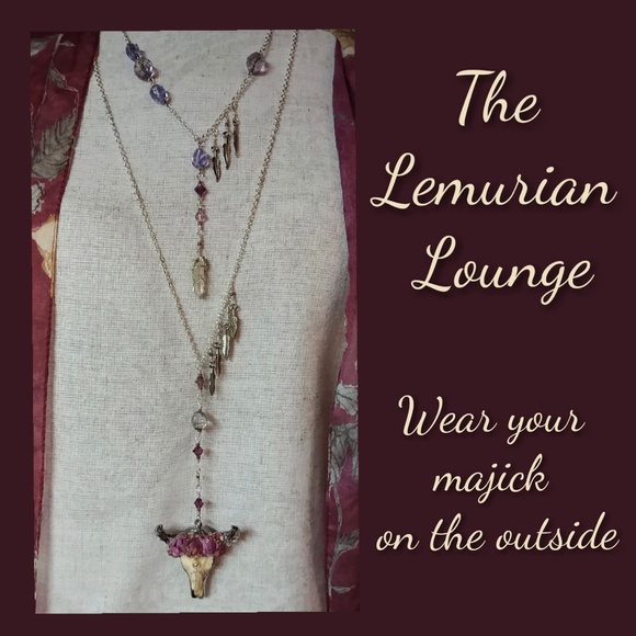 Boho handcrafted crystal layered necklace - Picture 2 of 7